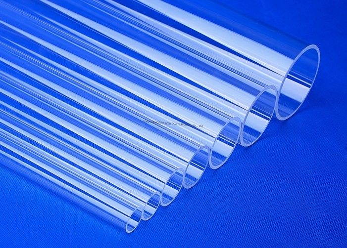 Antifouling Quartz Glass Tube Strong Stability High Density Fused