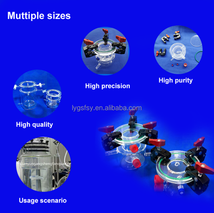 Latest company case about JGS2 Quartz Photocatalytic Reactor for Lab & Industrial Photochemistry Applications-sara