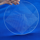 Transparent Quartz Glass Plate Heat Resistance Processing Laser Drilling With Hole