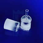 Customized Quartz Oil Burner Bulb Glass Tube ISO9001 Science Lab