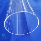 Resistance High Temperature Customizable Size Quartz Glass Tube Fused Silica Transparent Quartz Tube
