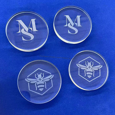 quality  Custom High Purity Fused Silica  High Resistant Quartz Glass Disc factory