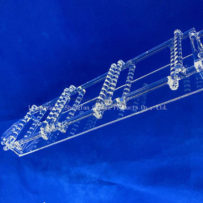 quality  High Purity Fused Silica Quartz Boat High Temperature Resistant Quartz Boat for Tube Furnace Laboratory Sintering factory