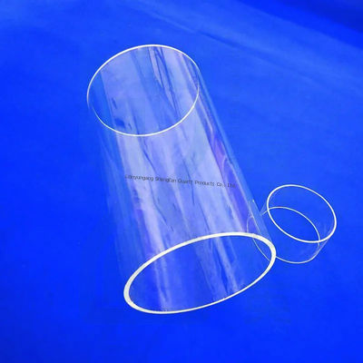 quality  Clear Quartz Tube for Semiconductor and Optical Applications factory