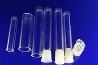 Anti Crystalline Quartz Test Tube Non Cap ISO Certified For Lab Implement
