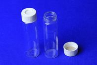Glass Laboratory Reagent Bottle , Chemical Reagent Bottles Transparent UV Glass Bottle With Screw Cap