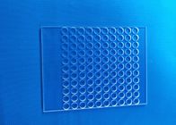 Pure Precision Glass Machining Excellent Physical Chemical Properties Quartz Glass Plate Punching