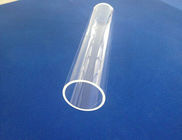 Hardened Quartz Glass Tube Instrument High Temp Resistant Round Bottom