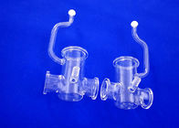 Fused Silicon Science Lab Glassware Quartz Graham Condenser 99.9% SiO2 Content Anti Corrosion