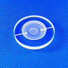 Customized Fused Silica Glass Flange , Quartz Glass Tube Corrosion Resistance