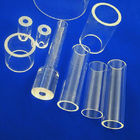 Precise Dimension Glass Test Tubes Large Transparant 100-400 OD DiameterUv Protection Fused Quartz Tube , Silica Glass