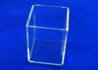 Transparent Glass Quartz Urn , Technical Glass Products Hardware Anti Corrosion