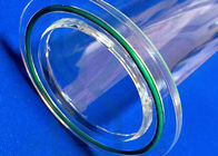 Fused Silica Quartz Glass Flange Ring Sio2 Translucent Frosted