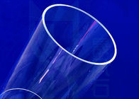 Large Diameter Transparent 2.2g/Cm3 Quartz Glass Tube Heat Resistant