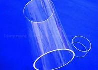 Precise Dimension Glass Fused Quartz Tube Transparant 100-400 OD Uv Protection Silica