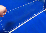Large Size Transparent Uv Polished Fused 20/40 Quartz Glass Plate