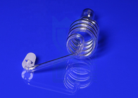 Clear Spiral Polishing Quartz Tubes Od 3mm Fused Silica For Heater
