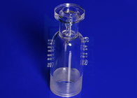 Transparent Quartz Crucible 2.2g / Cm3 Experimental Instrument