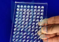 SIO2 96 Well Precision Glass Machining Flat Bottom UV Transparent Microplate