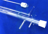 Cylinder Fused Silicon Quartz Glass Test Tube Heaters Transparent Morse 6.5