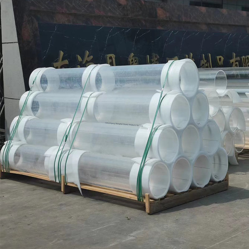 Heat Resistant Quartz Glass Tube with High Transmittance