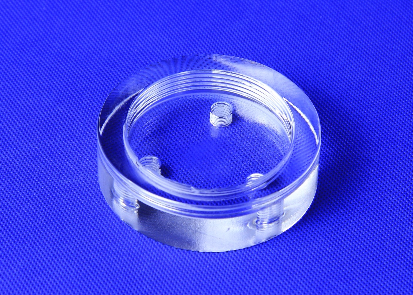 Optical Precision Machining Quartz Glass Disc Low Thermal Conductivity