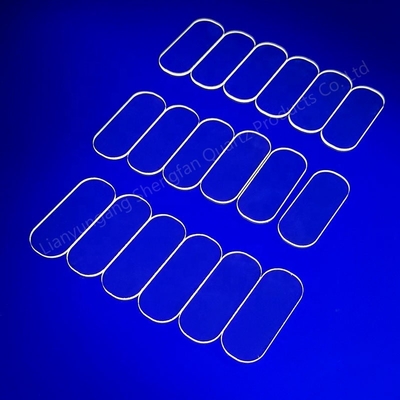 UV Quartz Glass Plate Lens High Light Transmittance 100mm Thickness