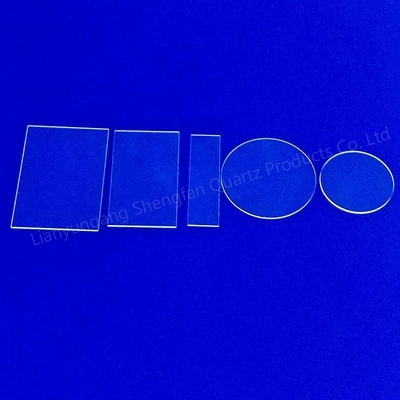 JGS1 Optical Clear Glass Plates Fused Silica Quartz Disc
