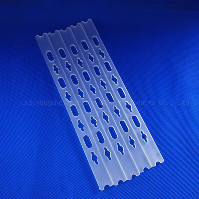 Transparent Quartz Glass Plate With Hole Semiconductor Laser Drilling 100mm