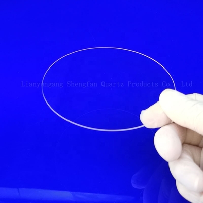 JGS1 Optical Quartz Disc Clear Glass Plates Fused Silica Quartz Disc 0.5 Mm