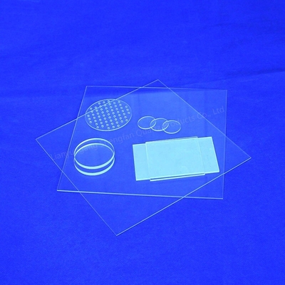 Cusomized Thermostable Quartz Glass Sheet Lens Plate For Semiconductor