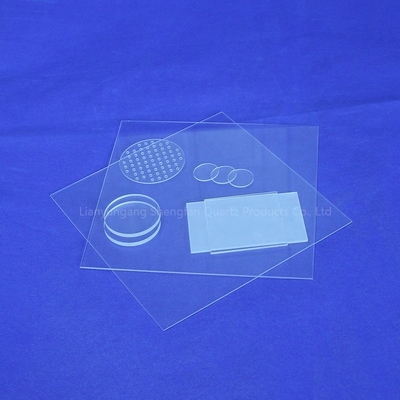 Customized Transparent Uv Quartz Glass Plate For Viewport Glass