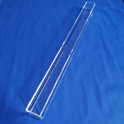 Transparent Heat Quartz Glass Crucible Ship 2.2g/Cm3 Fused Silica