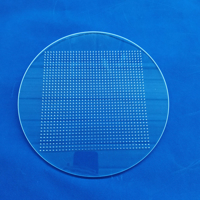 High Transmittance Quartz Glass Plate Transparent Cutting For UV Light Laser Boring