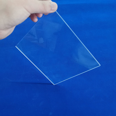 Transparent Clear Quartz Disc Sight Glass Sheet High Temperature Resistance