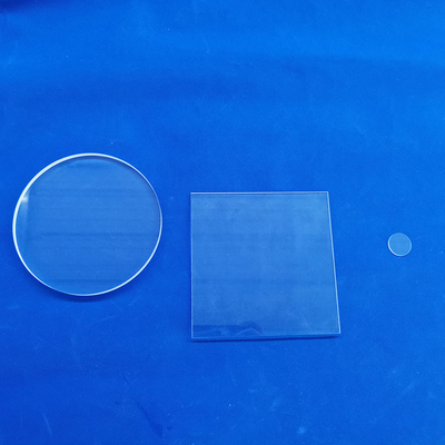 2.2g / Cm3 Quartz Fused Silica Plate Transparent Uv High Transmittance