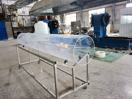 Heating Quartz Glass Tube Transparent Semiconductor High Transmittance