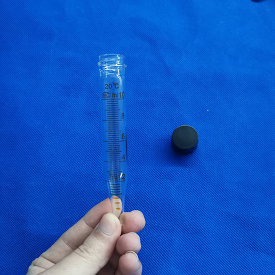 Borosilicate Glass Testing Oil Centrifuge Tube With Screw Head Plastic Lid