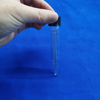 Customized Fused Silicon Clear Quartz Glass Tube Reactor With Belt Grinding Mouth