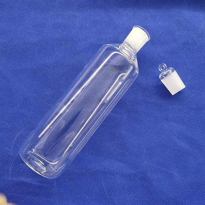 400ml Laboratory Reagent Bottle Wide Mouth Cylinder With Lid For Frozen Liquid Amber