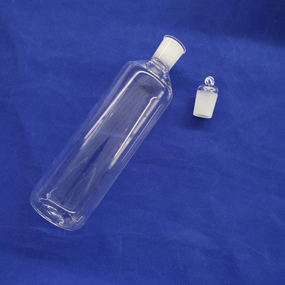 400ml Laboratory Reagent Bottle Wide Mouth Cylinder With Lid For Frozen Liquid Amber