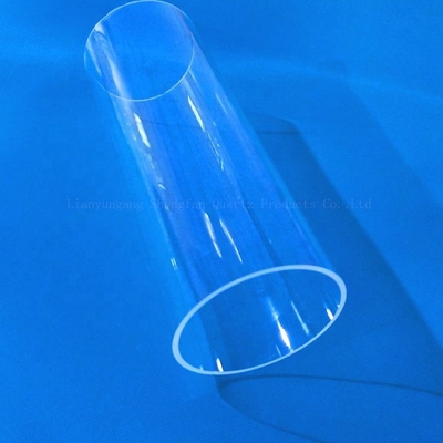 Transparent Heat Resistant Silica Quartz Glass Tube Large Diameter Morse 6.5