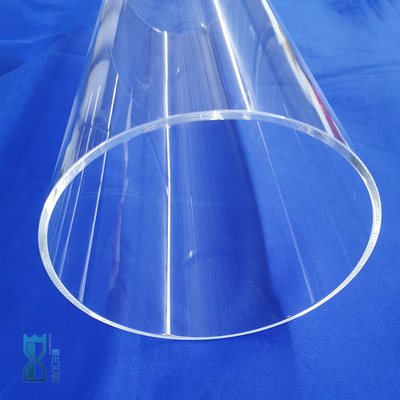 Custom High Temperature Resistant Heating Quartz Glass Tube Large Diameter