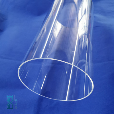 Factory Custom Quartz Glass Pipe Large Diameter