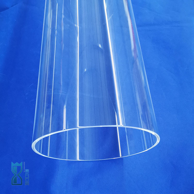 Factory Custom Quartz Glass Pipe Large Diameter