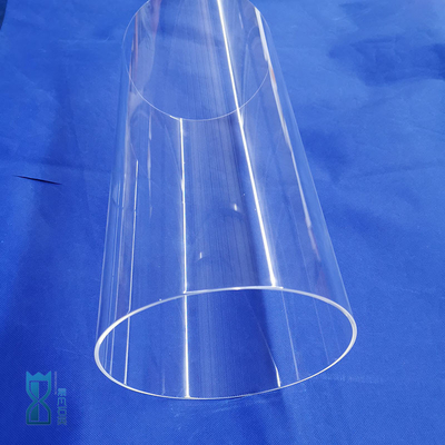 Factory Custom Quartz Glass Pipe Large Diameter