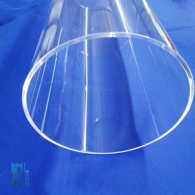 Factory Custom Quartz Glass Pipe Large Diameter