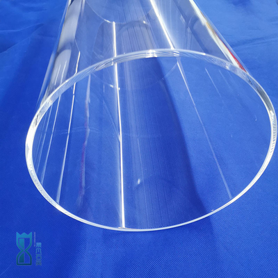 Custom High Temperature Resistant Heating Quartz Glass Tube Large Diameter