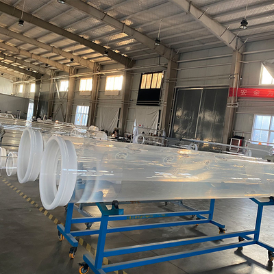 Manufacture Large Diameter Quartz Clear Glass Tube