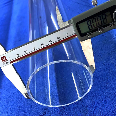 Wholesale Customized Transparent Quartz Glass Pipe For Tube Furnace
